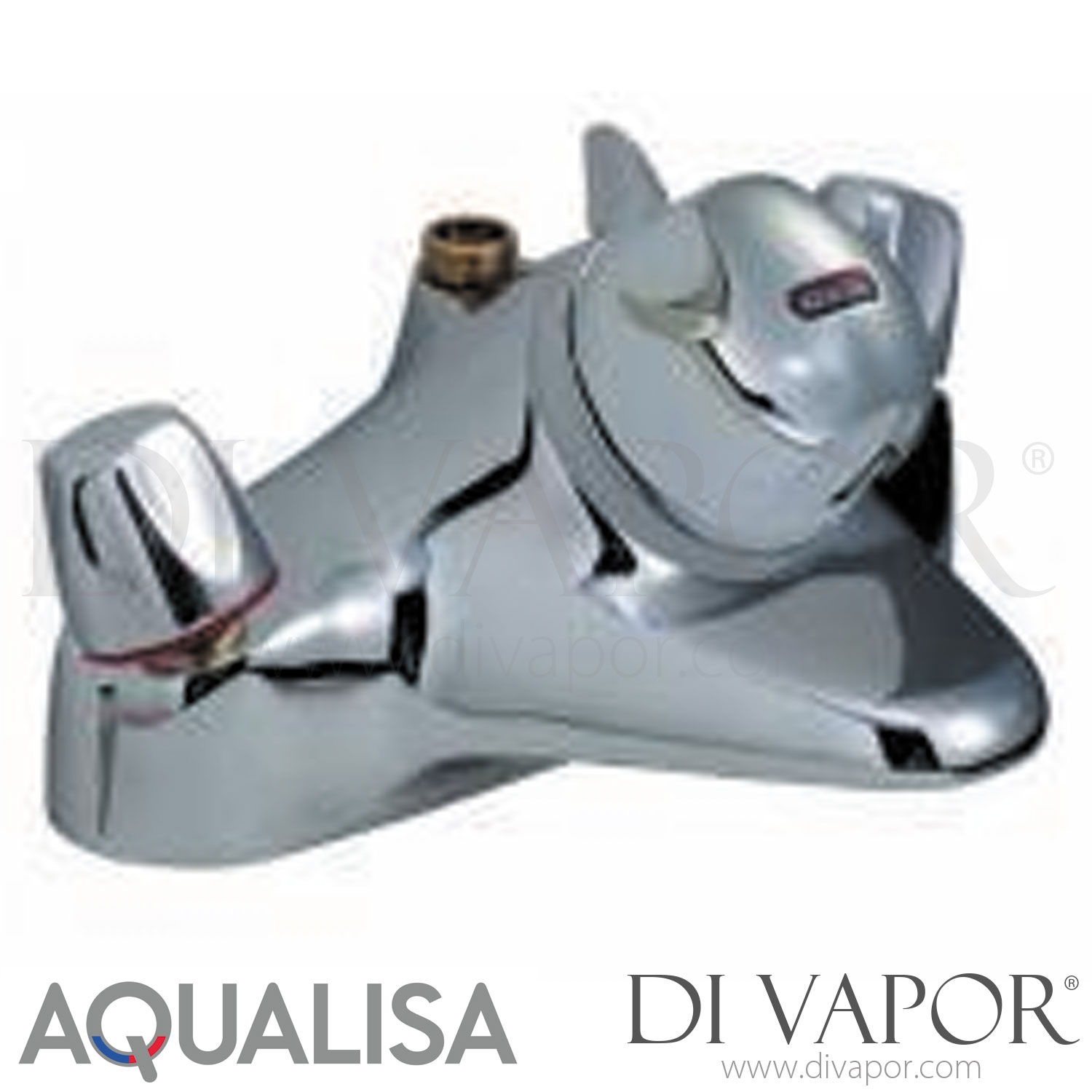 Aqualisa Aquamixa Thermostatic Shower Mixer with Manual Bath Filler